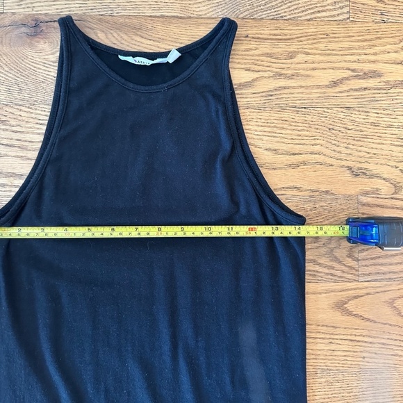 Athleta Midi Slimming Tank Dress in Black (Size XS) - Picture 4 of 7